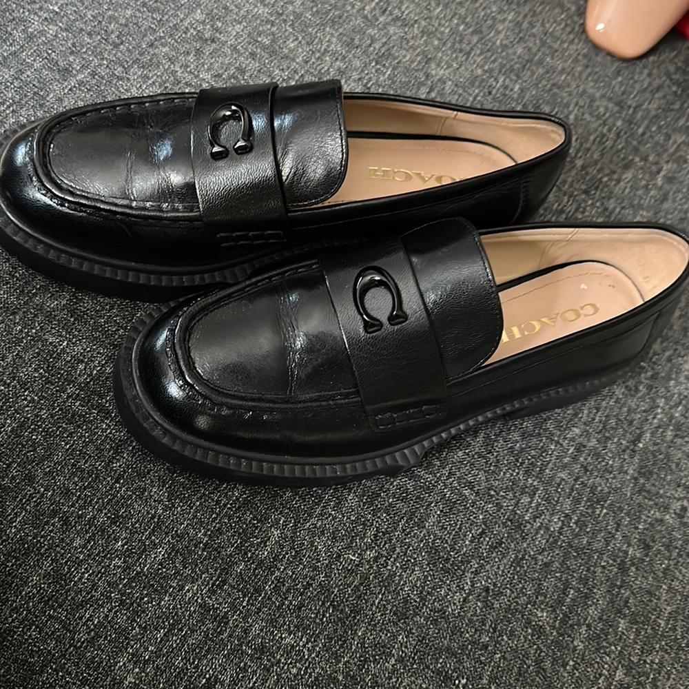 Coach chunky loafer